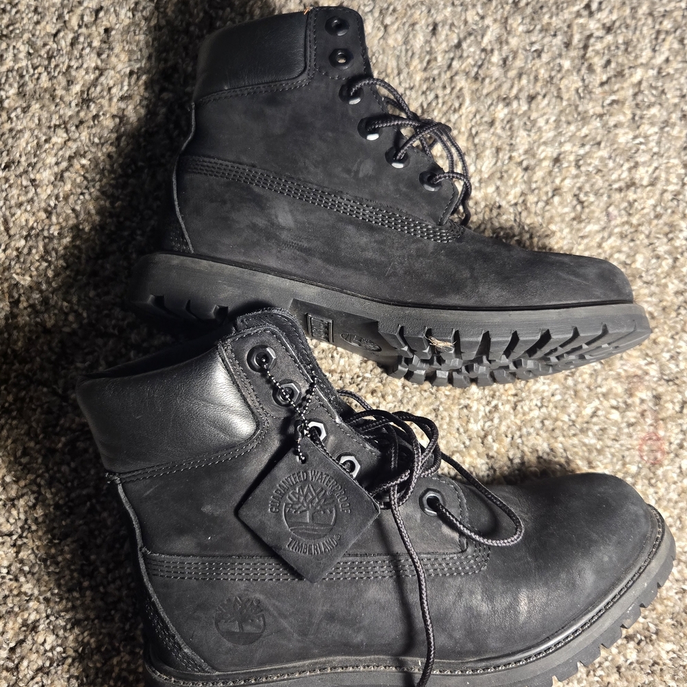 Timberland Men's Black Leather Boots